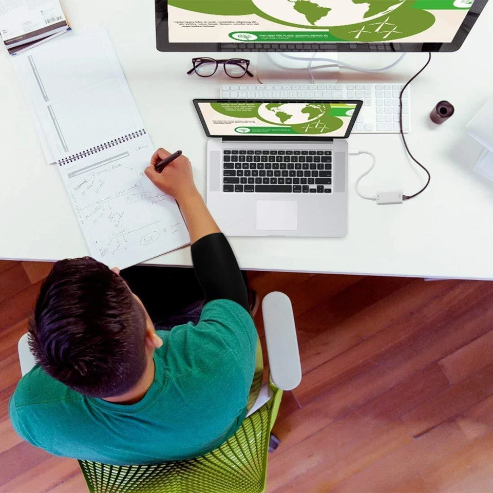 VictSing Mini Display Port DP ThunderBolt to HDMI Adapter Cable Macbook Pro iMac - Image 3 of 4