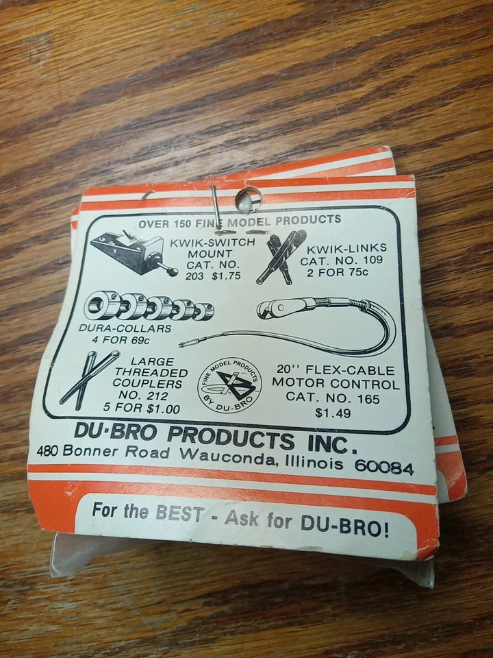 Vintage DU-BRO Nylon Nose Gear Blocks For 5/32" Wire #156 New! - Image 4 of 4