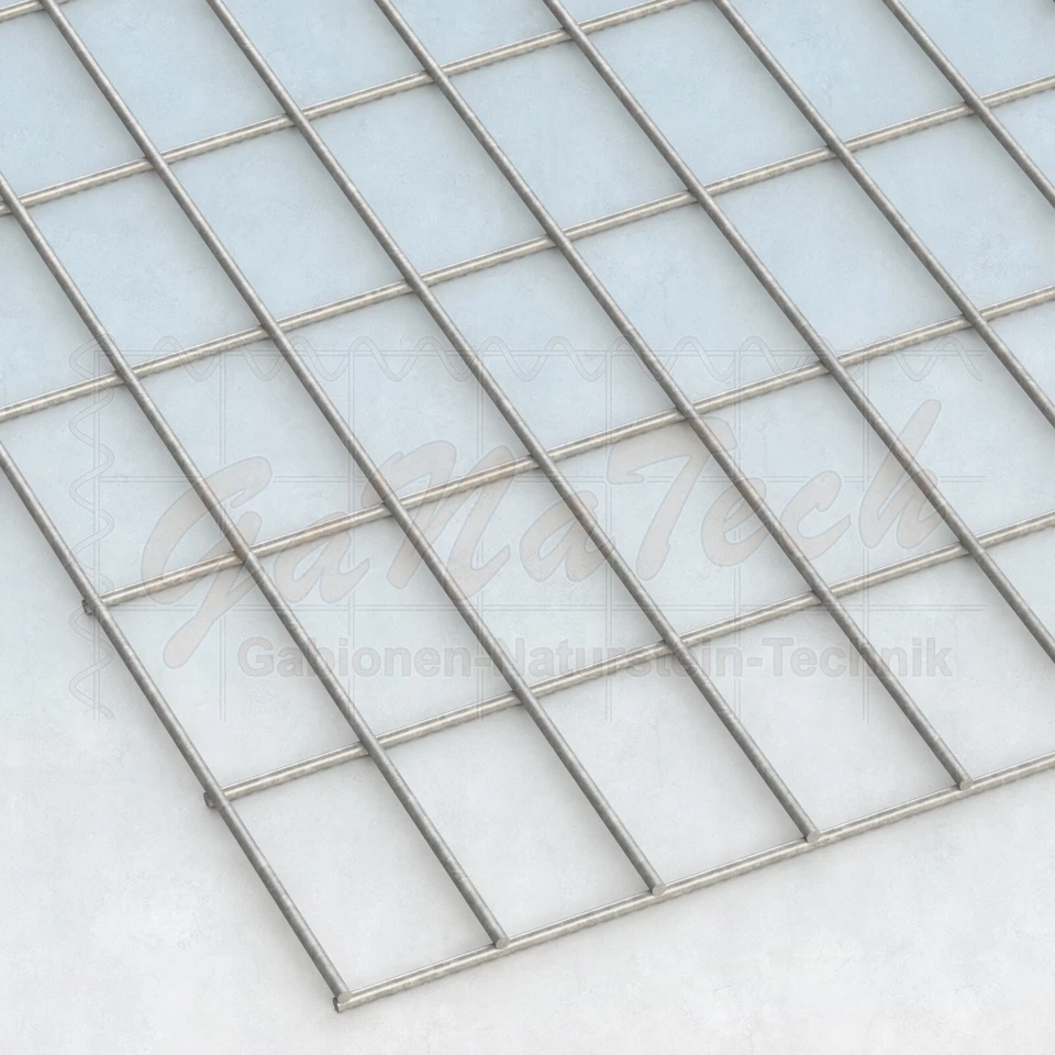 Gabionenwand 5m x 25cm x 50cm Steinzaun Drahtkorb Schotterkorb Gabione Mauer Neu - Bild 3 von 4