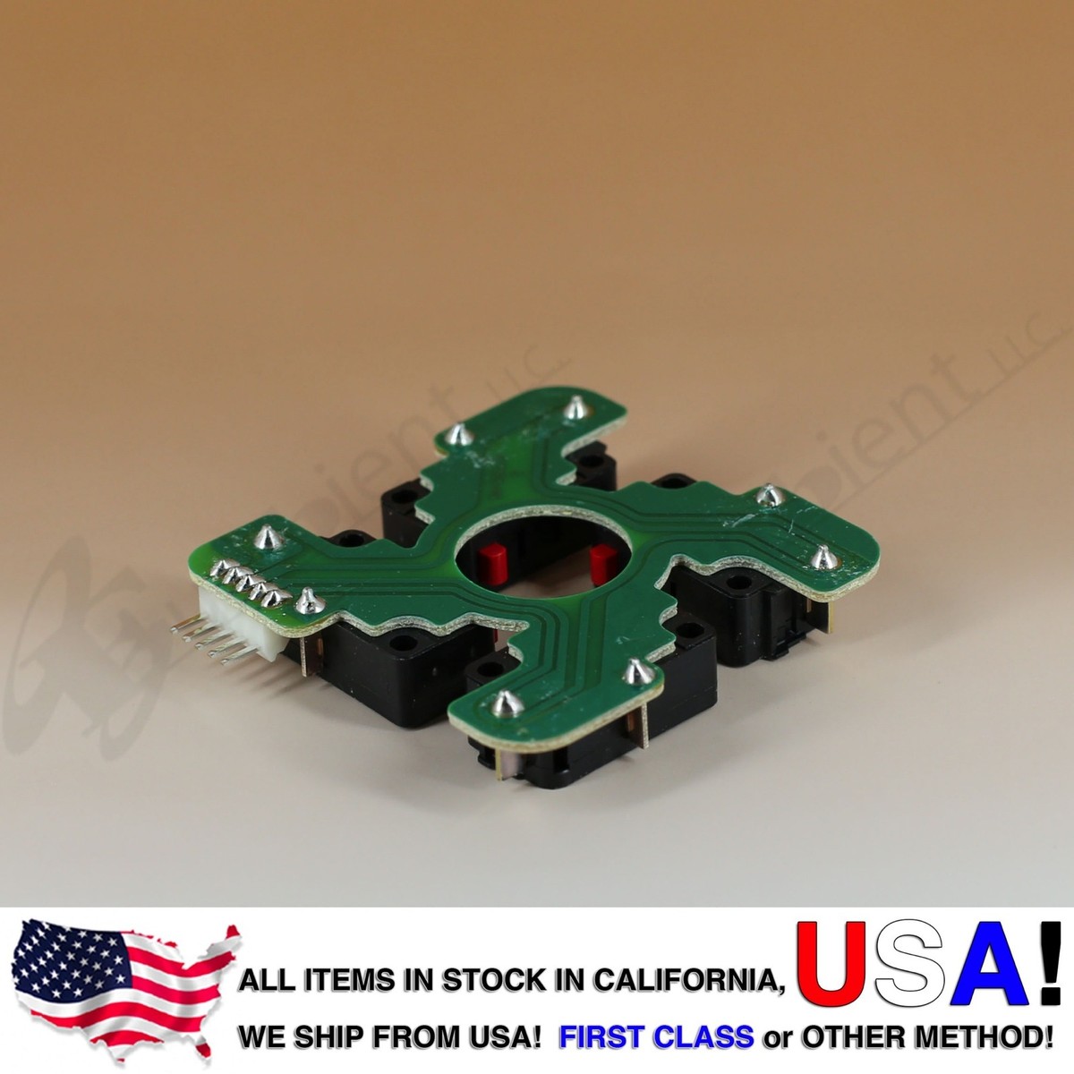 Carte PCB De Remplacement Avec Micro-Interrupteurs Pour Joystick Sanwa JLF - Version Avec Plaque Métallique