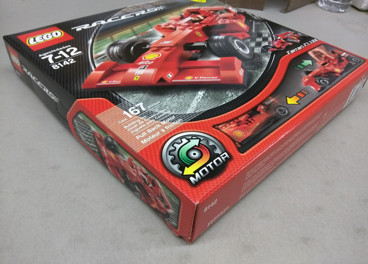 LEGO Racers 8142 Ferrari 248 F1 1:24 NEW Alice Red Indy Car Pull