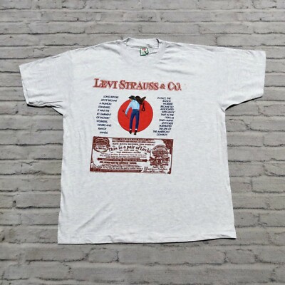 Vintage Deadstock Levis Shirt Size XL Made in USA Single Stitch