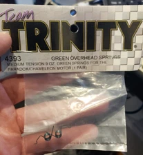 Trinity 4393 Paradox/Chameleon Spring Set Green Medium Overhead Vintage RC Part