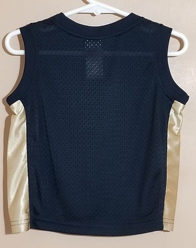 Majestic MLB SAN DIEGO PADRES Navy/Gold Sleeveless Crewneck Jersey Toddler 24M - Picture 3 of 6