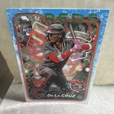 2024 Topps Holiday - #H102 Elly De La Cruz (RC)