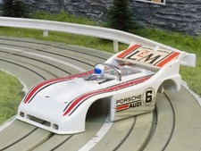 AURORA AFX  BODY  PORSCHE 510 K  wht - red - blk 6  "L M"  NEW  VHTF  