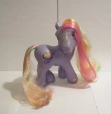 G3 Hasbro My Little Pony RAINBOW SWIRL SUPER CUTE with Glitter