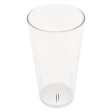 Heavy-Duty Plastic Restaurant Tumblers 24 Ounce Clear Set of 4 for Dining