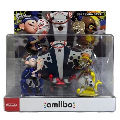 Splatoon 3 Deep Cut Nintendo Amiibo Frye Big Man Shiver VORBESTELLUNG Neu Jap...
