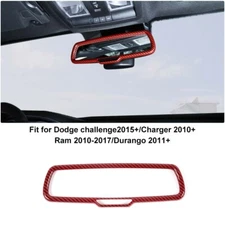 🏆Car Inner Center Rearview Mirror Cover Trim Bezel For Dodge Challenger 2015-20