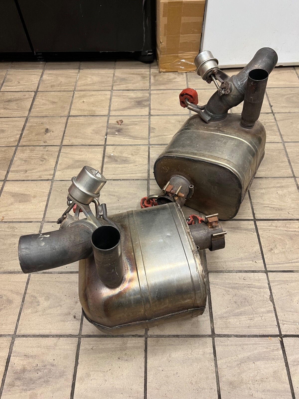 2012 ferrari 458  OEM mufflers