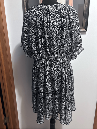 Blooming Jelly Boho Swing Short Sun Dress Ruffle Slv Scoop Neck Size XL - 第 6/13 張圖片