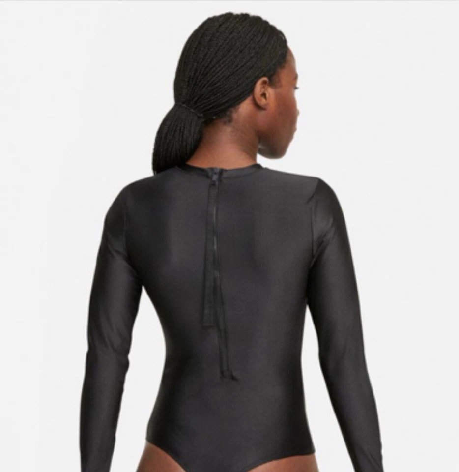 Body Jordan Flight Manga Larga Tanga Leotardo Rashguard Talla 0-2 XS Foto 4 de 4