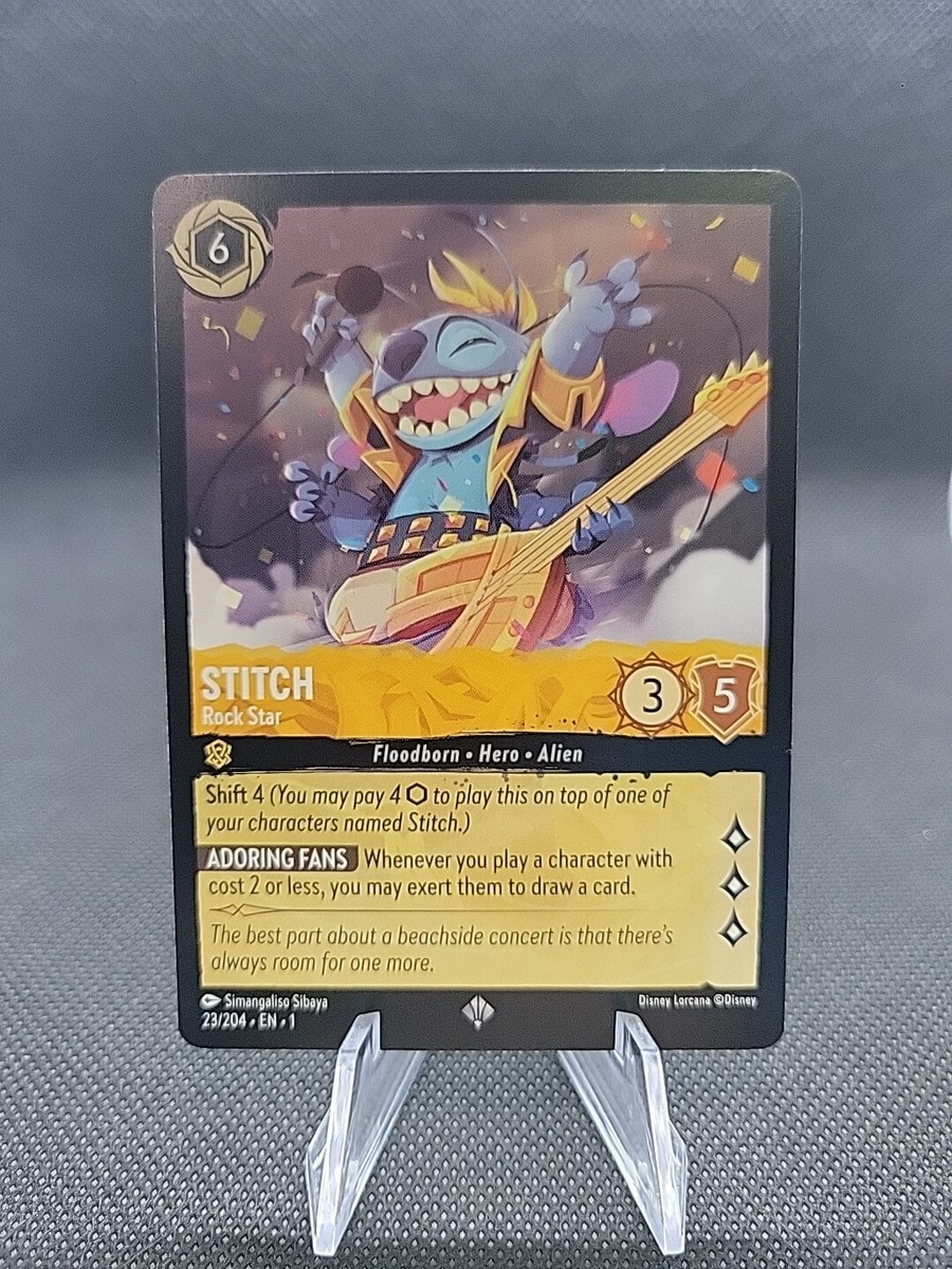 Disney Lorcana The First Chapter - Stitch - Rock Star 23/204 Non