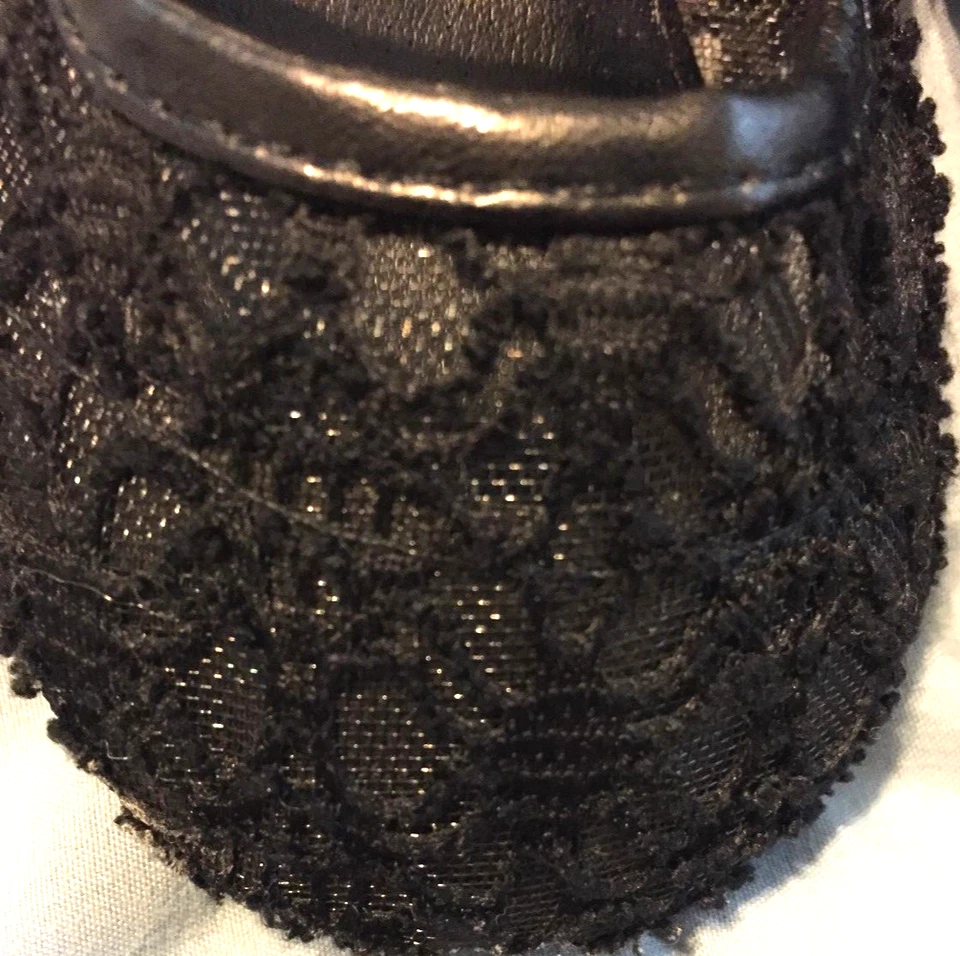 Lucky Top Niño Niña Encaje Negro Zapato 6 Meses Foto 4 de 4