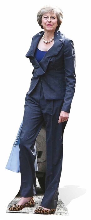 Theresa May Politician Cardboard Cutout / Standee conservative prime minister