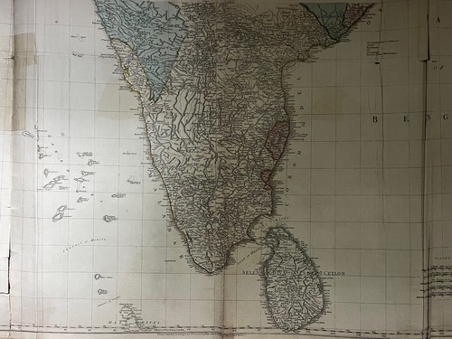 Antique Map-EAST INDIES-ROADS-INDIA-CEYLON-BANGLADESH-Jefferys-1768 - Picture 2 of 10