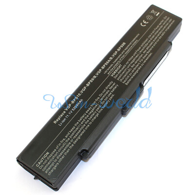 VGP-BPS9B Battery for Sony VAIO VGN-AR CR NR SZ VGP-BPS10 VGP-BPS9/B Black