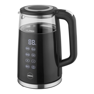 5908277388003 ELDOM Wasserkocher NEVO, 2200 W, 1,7 L, Temperaturregelung, Kunsts