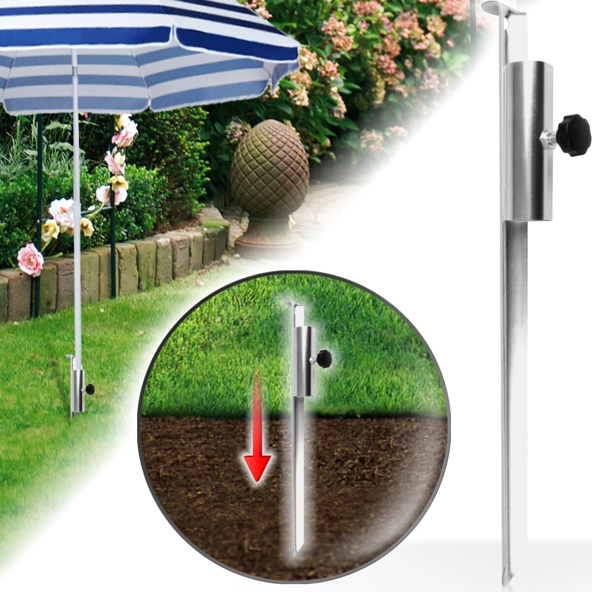 Ablehnen Daumen Widmung schirmständer für rasen Rektor Plattform Periodisch