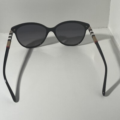 Burberry B4216 3001/T3 Sunglasses Womens 57-16 Black Cat Eye Polarized Italy Burberry Regent Collection Be 4216 Women Black Cat Eye  main image 2
