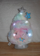 FAO SCHWARZ GLOW BRIGHTS 13" MUSIC AND LIGHTS PLUSH COLORFUL CHRISTMAS TREE NEW