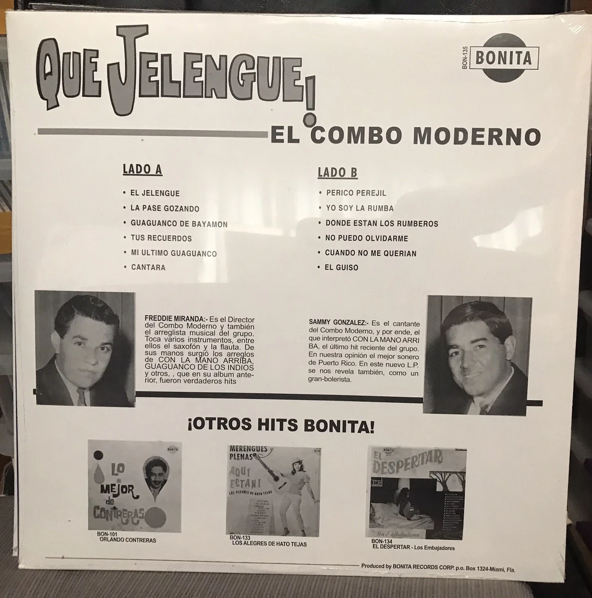 EL COMBO MODERNO - QUE JELENGUE! Bonita Rec Original 海外 即決 ...