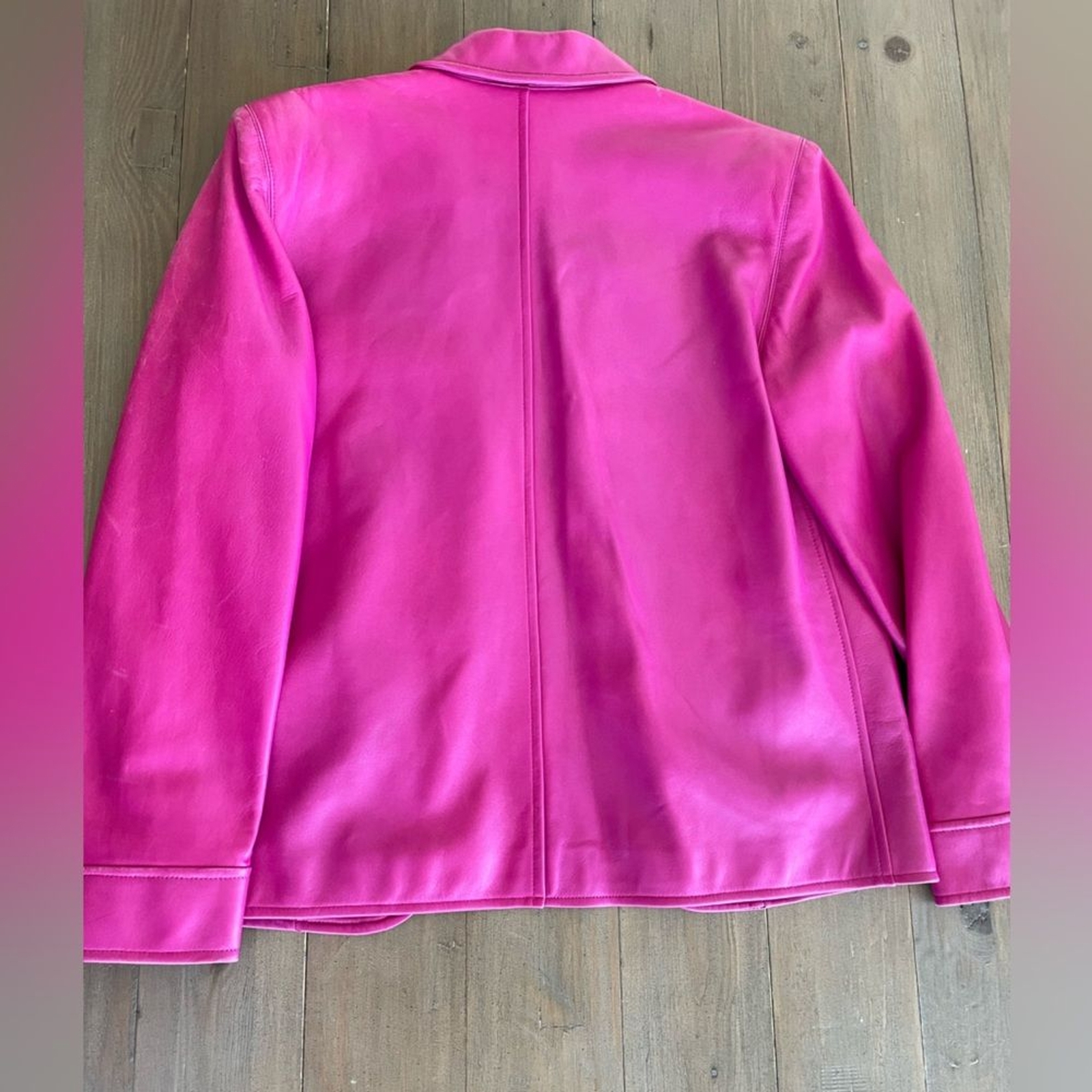 RRP US$5,000 RARE Gucci women pink lamb leather blazer jacket image 5