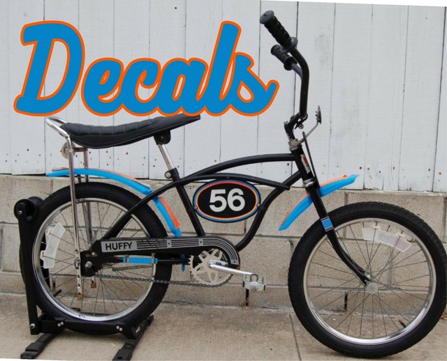 Vintage 1970's Huffy Thunder Road Bike AMF BMX DECALS ONLY eBay