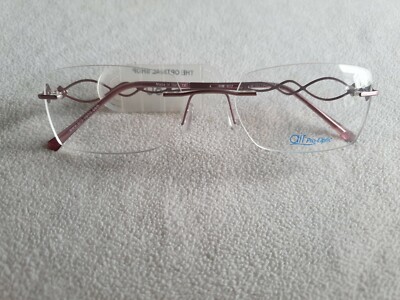 Air Pro Optic Flieder Gestell Randlos Brillengestell. R12. Neu.