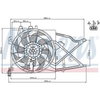 LüFter MotorküHlung KüHlerlüFter Passend FüR Opel Vectra B 1.6I 16V 1.8I