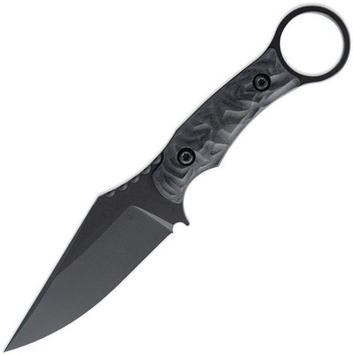 Toor Vandal Socom 4.13'' CPM-M4 Black Sculptured G10 Fixed Knife 23864