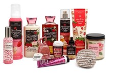 13 Pc New Bath Body Works Strawberry Pound Cake Lot Discontinued And Retired HTF