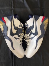 Nike Air Force 180 Mid Azul Marino Dorado EE. UU. Talla 15