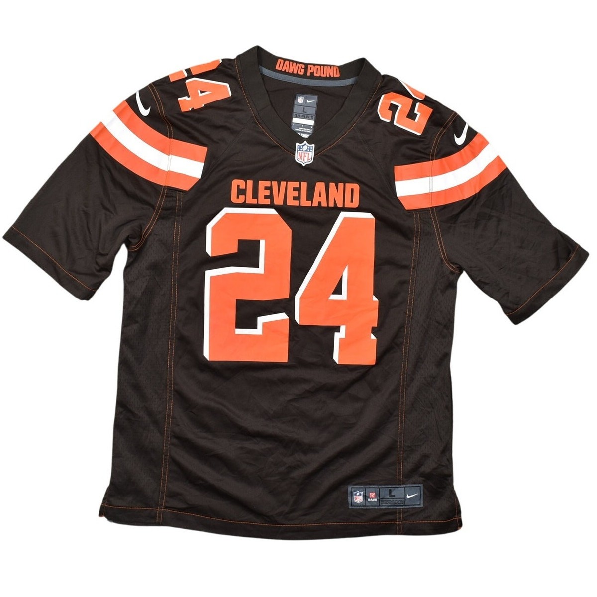 Nike Brown NFL Football Jersey Original Cleveland Browns Chubb 24