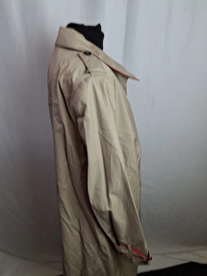 The Collection Debenhams Trench Coat Jacket Beige Cocoon Mid Mac UK20 L1672 - Image 4 of 4