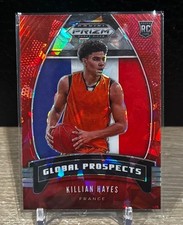 2020-21 Prizm Draft Picks Global Prospects Killian Hayes Red Ice RC Pistons #96