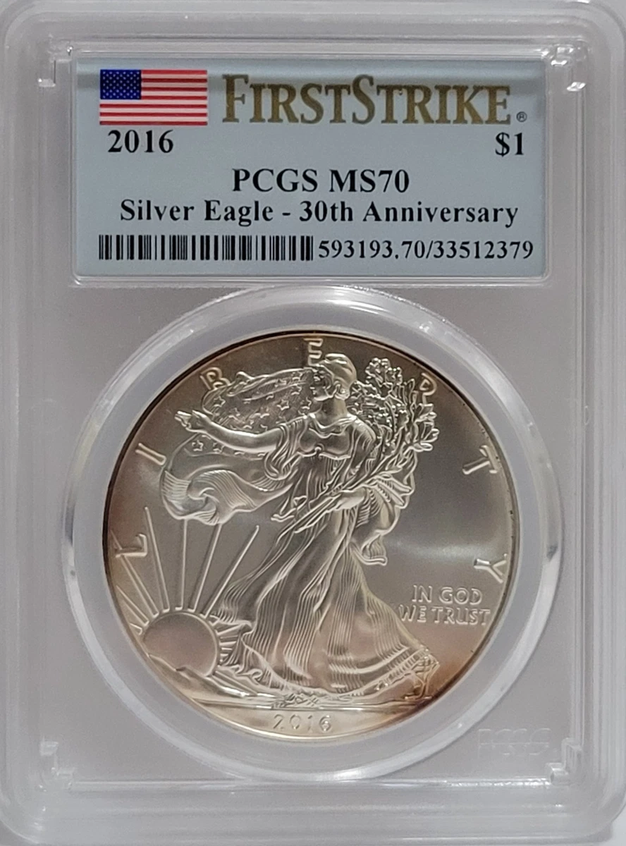 PCGS Certified MS 70 Graded 2016 Silver Bullion Coins for sale | eBay