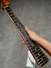 Stainless 5piece Ebony 22Fret satin Roasting flame Maple Electric guitar Neck