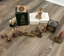 Boyd  s Bears Lot Of 12 Mixed Resin Figurines