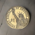 2012-D B. Harrison Presidential Dollars ANACS MS 63-Better, Sealed Roll 20 Coins — photo 5