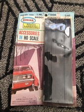 Nos Vintage Aurora Modeling 9" Bridge Roadway 1508 Lot Of 2 Track Slot Cars
