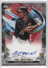 2023 Inception Base Rookie and Emerging Stars Red 34/50 Cal Mitchell Auto 1j1i