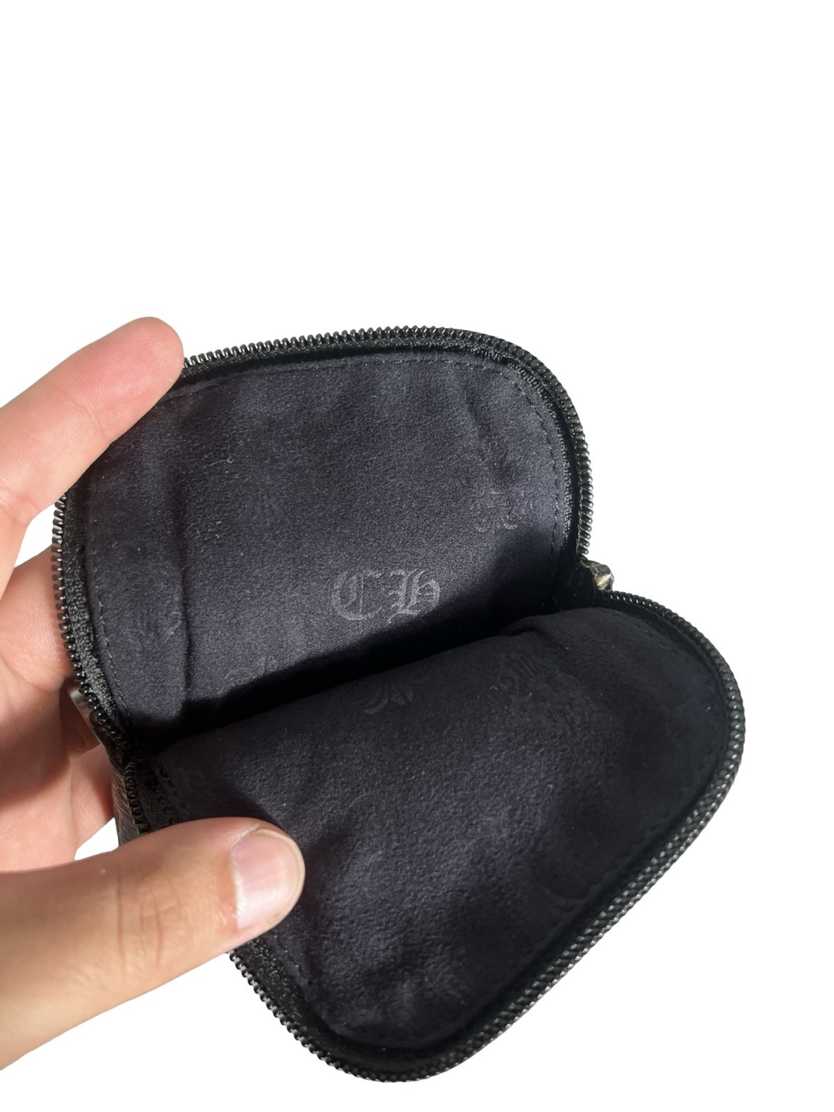 Chrome Hearts Leather Soft Shell Glasses Case thumbnail 4