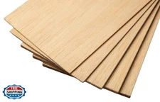 36 inch Balsa Wood Sheets (1/16 x 4 x 36 Pack of 5) Model Grade Hobby Craft W