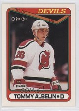 1990-91 O-Pee-Chee Tommy Albelin #323 0a4