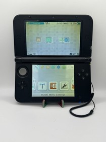 *US SELLER* black Nintendo3DS XL LL | Charger + SD Card  | Region free