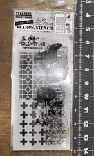 Tim Holtz Stampers Anonymous Botanic Collage Rubber Stamp THMM160 stencil set