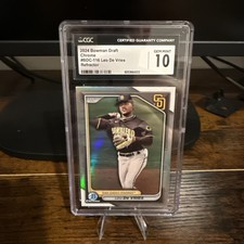 2024 Bowman Draft - Chrome Leo De Vries #BDC-116 Refractor (RC)
