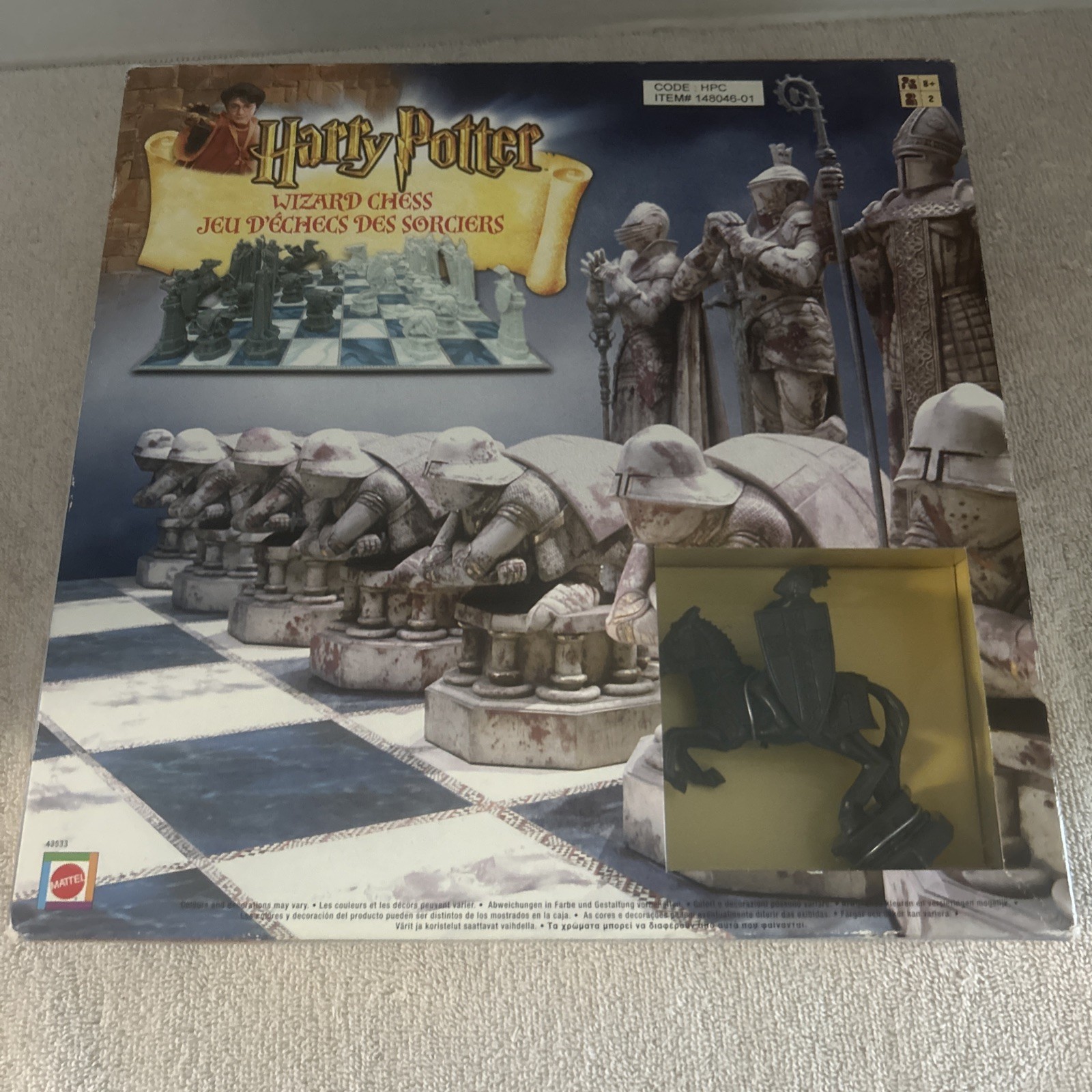 Juego de ajedrez Harry Potter Wizard 2002 Mattel 43533 juego de ajedrez completo